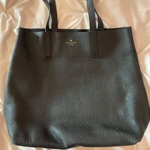Kate Spade Black Leather Tote bag